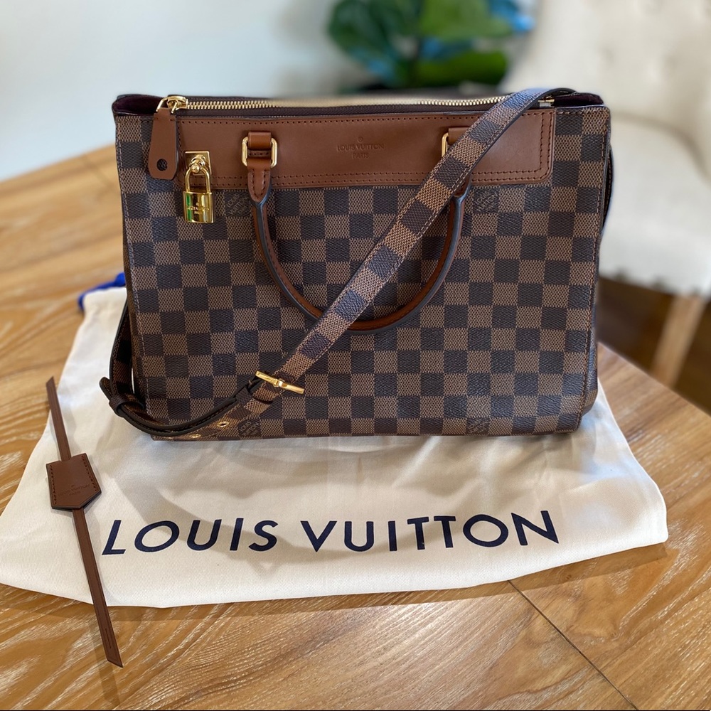2015 Louis Vuitton Greenwich Tote in Damier Ebene